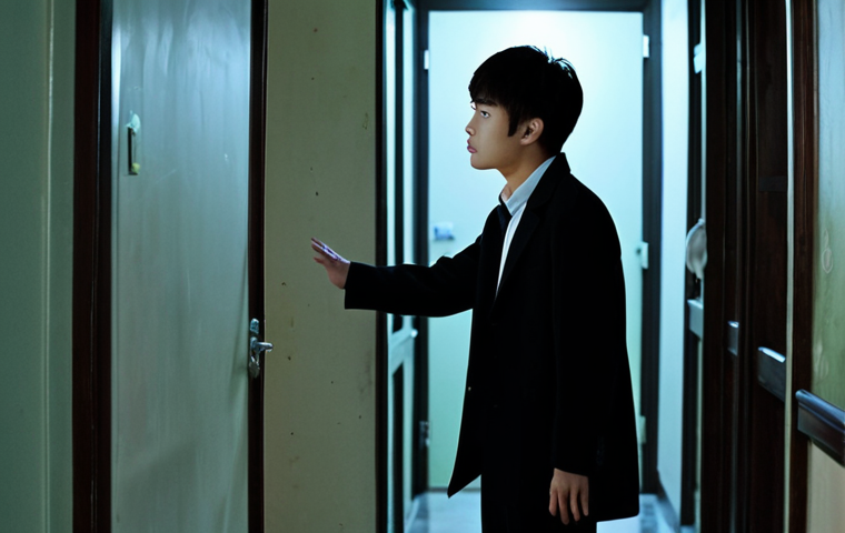 신비아파트 하리와 강림의 운명 - The Mysterious Encounter**

"A fully clothed teenage girl with short brown hair, (Ha-ri), accidental...