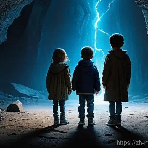 신비아파트 시리즈별 명대사 - **Prompt 1: Courageous Stand Against the Unknown**
    Generate an image of a diverse group of four ...