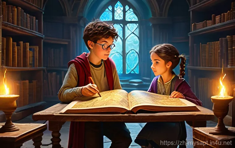 신비아파트와 심리학의 접점 - **Prompt:** A compassionate young boy and a thoughtful young girl, similar to Harry and Doori, stand... 신비아파트와 심리학의 접점 - **Prompt:** A compassionate young boy and a thoughtful young girl, similar to Harry and Doori, stand...